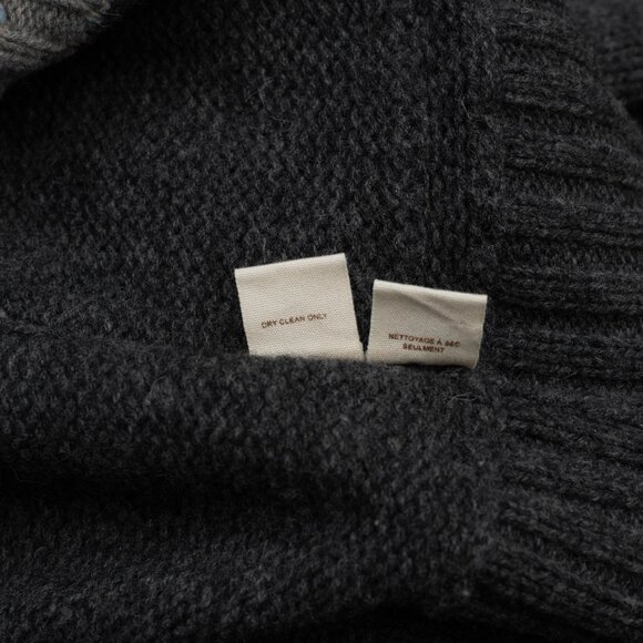 Free People Cardigan Sweater Women’s M Gray Lambswool Southwestern Long Vest - Picture 7 of 7